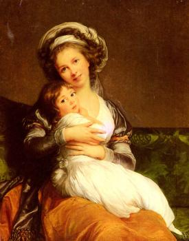 路易斯伊 麗莎白 維熱 勒 佈倫 Mrs Vigee-Lebrun and her daughter, Jeanne Lucie Louise